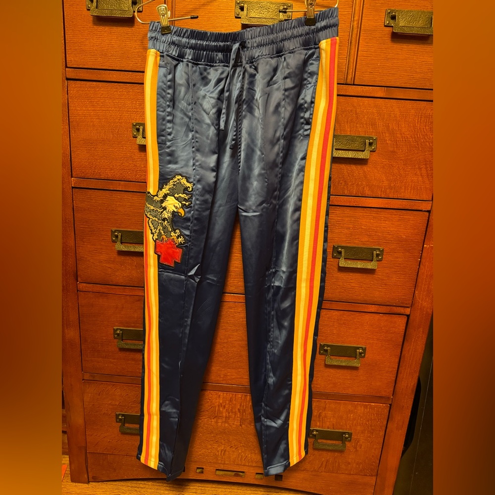 Pink Dolphin blue track pants size S brand new